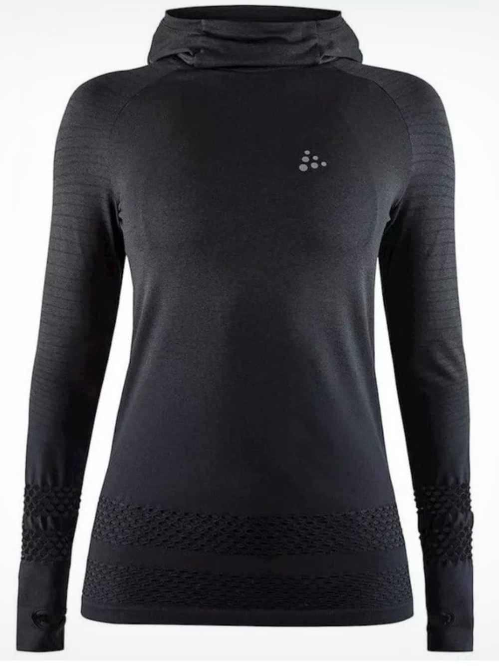 Craft Black Lightweight Hoodie Pullover